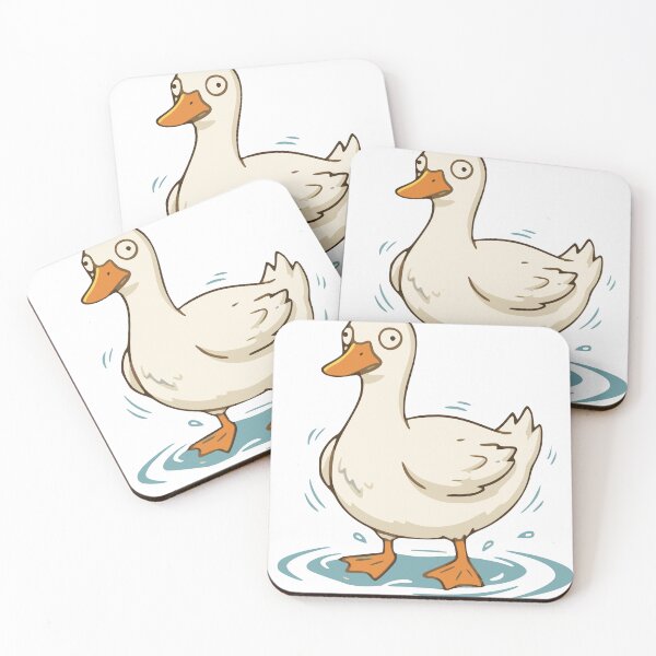 Item preview, Stressed and Anxious Shaking White Duck designed and sold by Zatch-Bell.