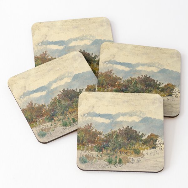 Item preview, Paysage by Pierre-Auguste Renoir: Impressionist Landscape Fine Art Poster designed and sold by artofuniverse.