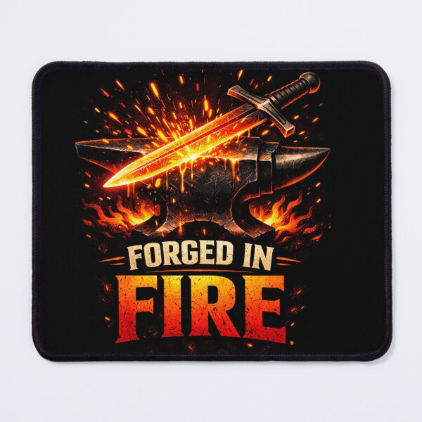 Item preview, Forged in Fire – Strength and Resilience designed and sold by WittyWear Designs.