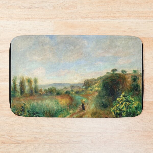 Item preview, Paysage a Cagnes by Pierre-Auguste Renoir: Tranquil Impressionist Landscape Poster designed and sold by artofuniverse.