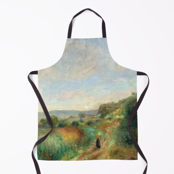 Item preview, Paysage a Cagnes by Pierre-Auguste Renoir: Tranquil Impressionist Landscape Poster designed and sold by artofuniverse.