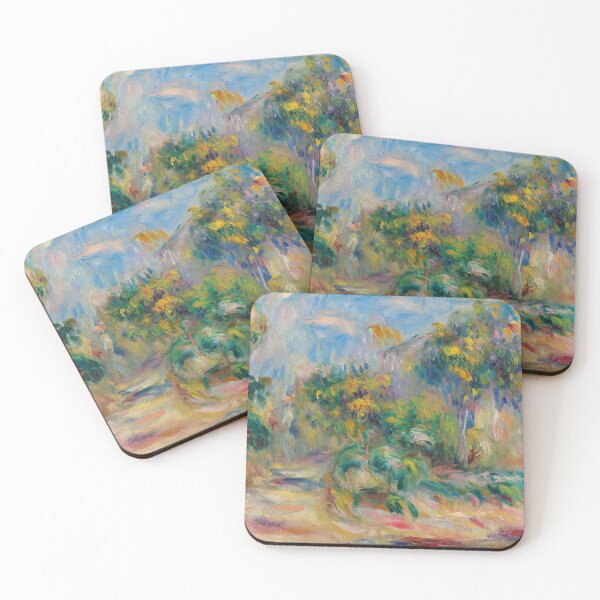 Item preview, Paysage Arbore by Pierre-Auguste Renoir: Luminous Impressionist Garden Poster designed and sold by artofuniverse.