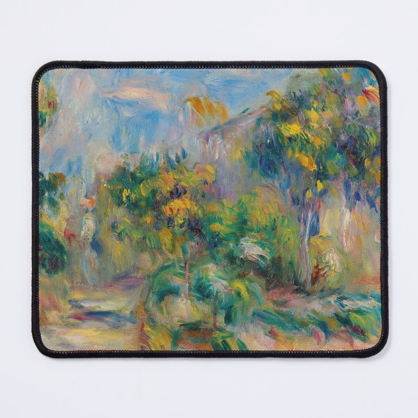 Item preview, Paysage Arbore by Pierre-Auguste Renoir: Luminous Impressionist Garden Poster designed and sold by artofuniverse.
