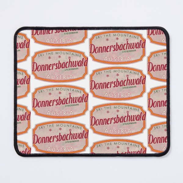 Item preview, Donnersbachwald, Austria, Steiermark, Ski, textured skiing badge designed and sold by Wanderful-roads.