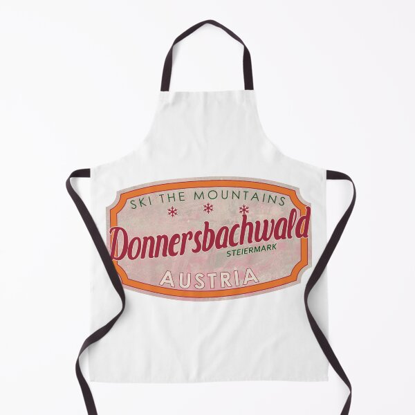 Item preview, Donnersbachwald, Austria, Steiermark, Ski, textured skiing badge designed and sold by Wanderful-roads.