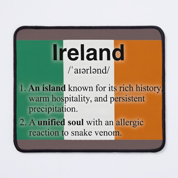 Item preview, Ireland Dictionary Definition - Funny Irish Rain & Saints T-Shirt designed and sold by FlagWarsStore.