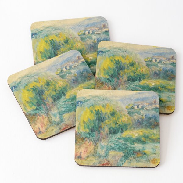 Item preview, Paysage Aux Environs De Cagnes Sur Mer by Pierre-Auguste Renoir: Impressionist Landscape Poster designed and sold by artofuniverse.