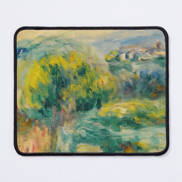 Item preview, Paysage Aux Environs De Cagnes Sur Mer by Pierre-Auguste Renoir: Impressionist Landscape Poster designed and sold by artofuniverse.