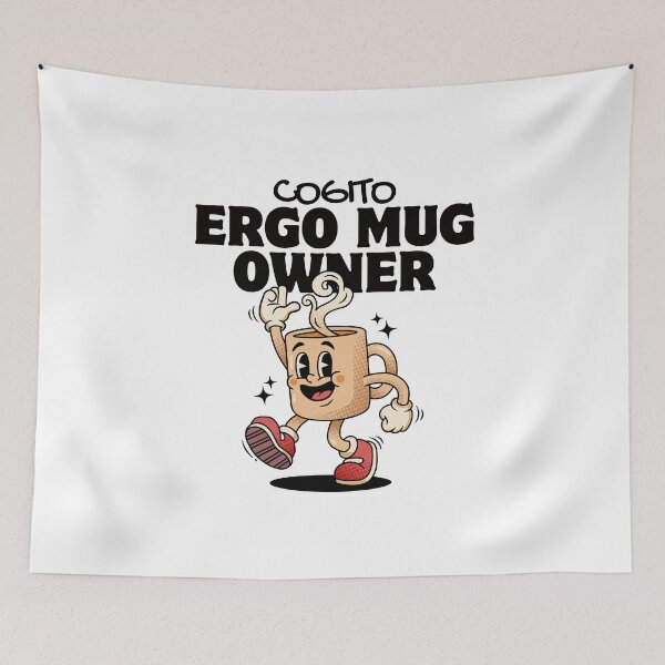 Item preview, Cogito ergo mug owner designed and sold by Peerless-Prime.