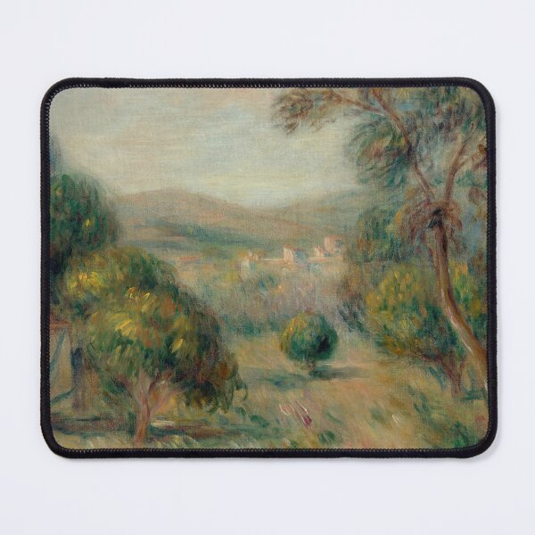 Item preview, Paysage Aux Oliviers by Pierre-Auguste Renoir: Impressionist Landscape Poster designed and sold by artofuniverse.