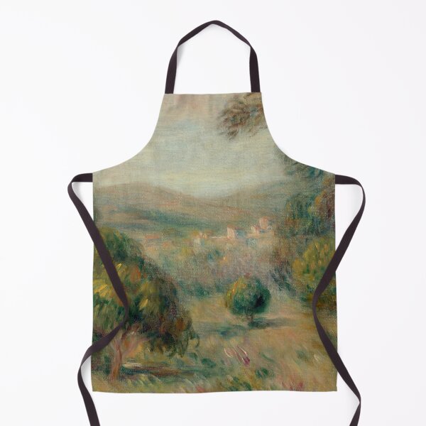 Item preview, Paysage Aux Oliviers by Pierre-Auguste Renoir: Impressionist Landscape Poster designed and sold by artofuniverse.