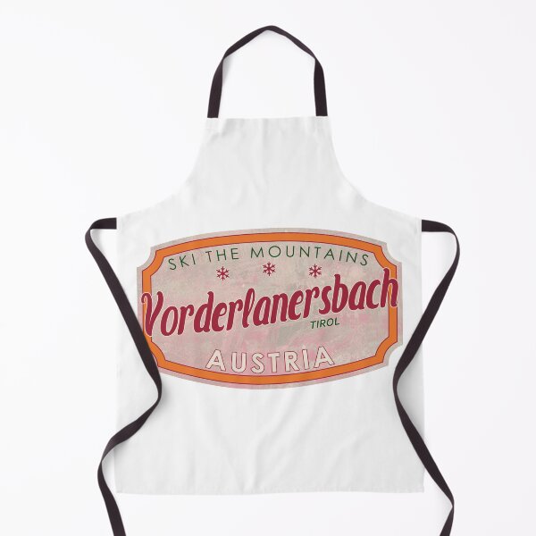Item preview, Vorderlanersbach, Austria, Tirol, Ski, textured skiing badge designed and sold by Wanderful-roads.