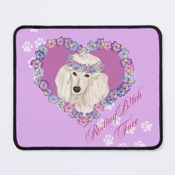 Item preview, Resting B!tch Face Poodle designed and sold by kerriestuff.