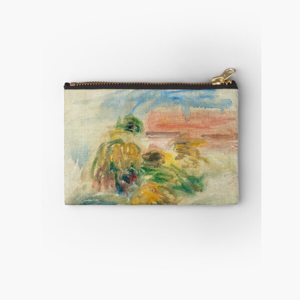 Item preview, Paysage Avec Maison by Pierre-Auguste Renoir: Dreamy Impressionist Landscape Poster designed and sold by artofuniverse.