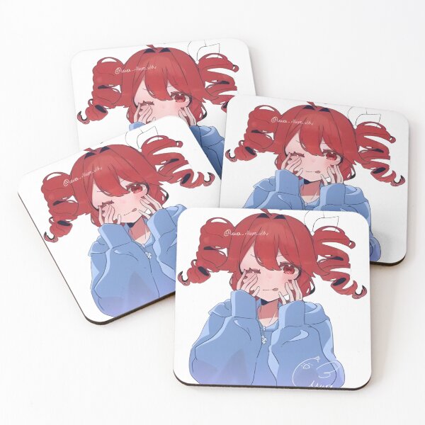 Item preview, Kasane teto vocaloid sticker-Anime fan art illustration wall art designed and sold by RadiantGraphics.