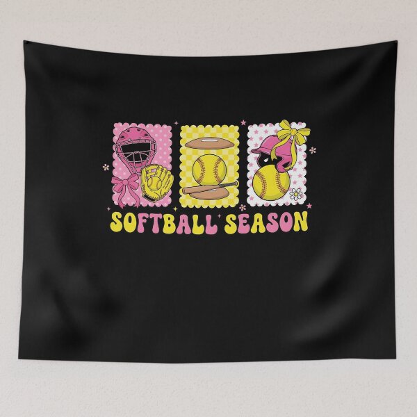Item preview, Girls Softball Season Bow designed and sold by KroghDs.