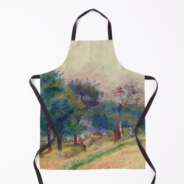 Item preview, Paysage Dessoyes by Pierre-Auguste Renoir: Tranquil Impressionist Landscape Poster designed and sold by artofuniverse.