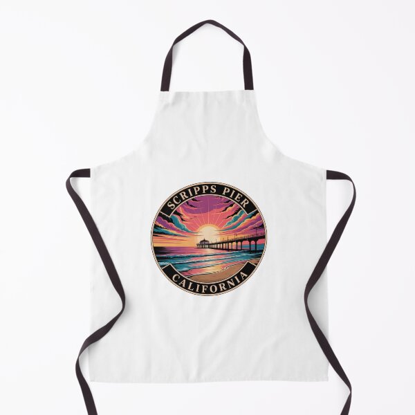 Item preview, Scripps Pier California: Vibrant Ocean Sunset designed and sold by CircinusStore.