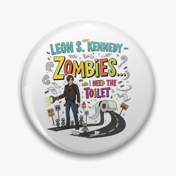 Item preview, Leon Kennedy Need The Toilet Funny Meme designed and sold by VitalDesigner.