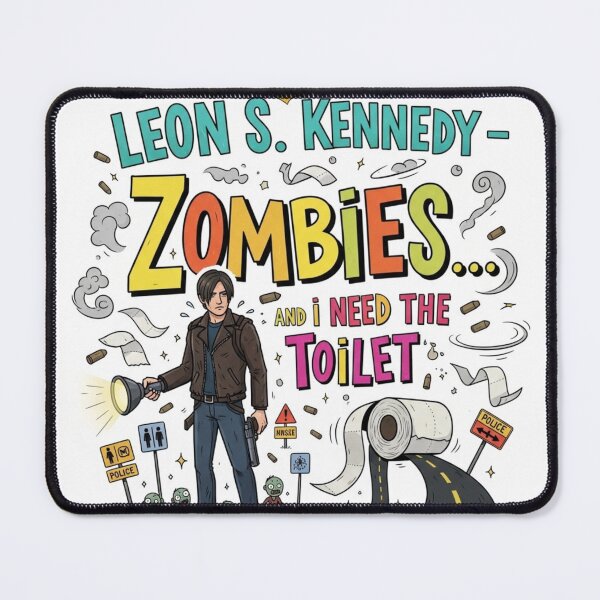 Item preview, Leon Kennedy Need The Toilet Funny Meme designed and sold by VitalDesigner.