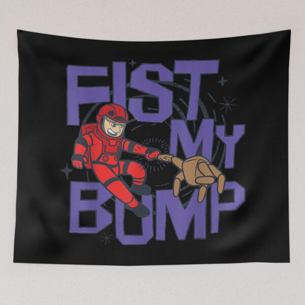 Item preview, Funny Astronaut Fist Bump Space Sci Fi Humor Shirt designed and sold by StanaLuis.