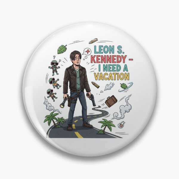 Item preview, Leon Kennedy Need A Vacation Funny Meme designed and sold by VitalDesigner.