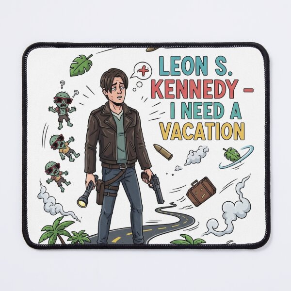 Item preview, Leon Kennedy Need A Vacation Funny Meme designed and sold by VitalDesigner.