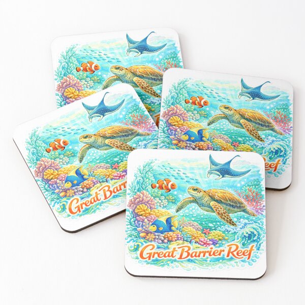 Item preview, Great Barrier Reef Queensland Australia  designed and sold by PamLeeDesign.