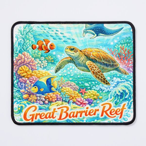 Item preview, Great Barrier Reef Queensland Australia designed and sold by PamLeeDesign.