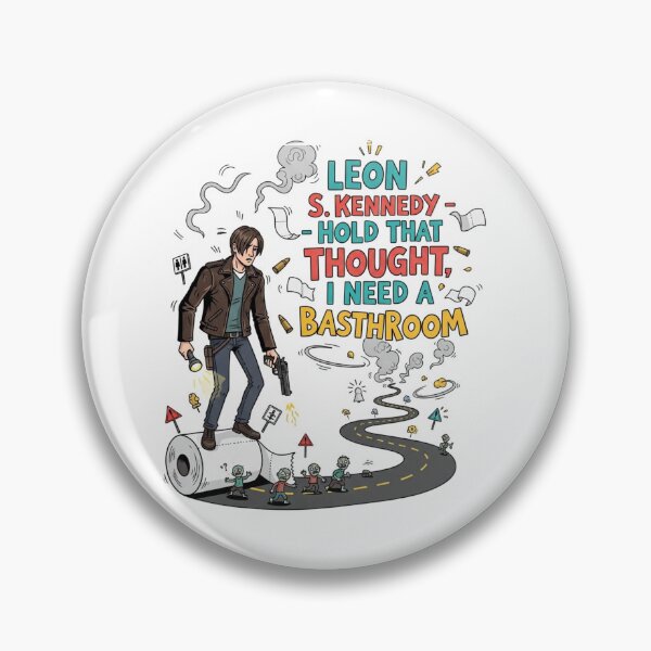 Item preview, Leon Kennedy Hold That Thought Funny Meme designed and sold by VitalDesigner.