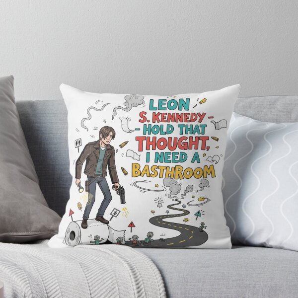 Item preview, Leon Kennedy Hold That Thought Funny Meme designed and sold by VitalDesigner.