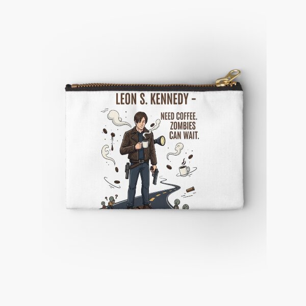 Item preview, Leon Kennedy Zombies Can Wait Funny Meme designed and sold by VitalDesigner.