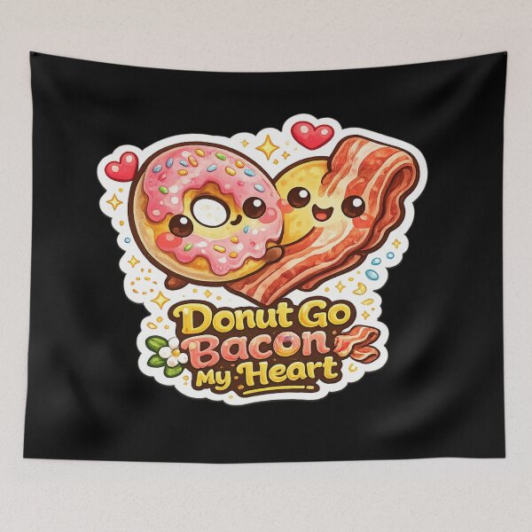 Item preview, Donut Go Bacon My Heart designed and sold by thtCMRAguy.