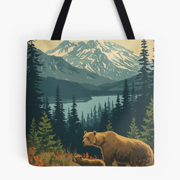 Item preview, Alaska vintage park designed and sold by soulsurferart.