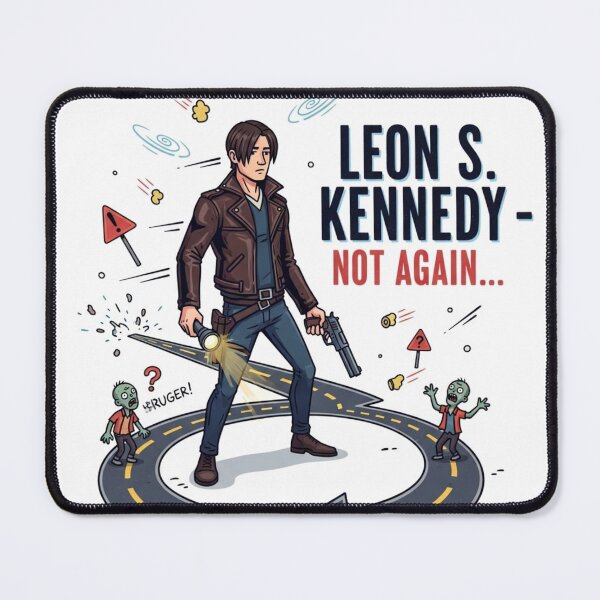 Item preview, Leon Kennedy Not Again Funny Meme designed and sold by VitalDesigner.