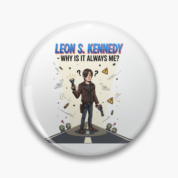 Item preview, Leon Kennedy Why Always Me Funny Meme designed and sold by VitalDesigner.
