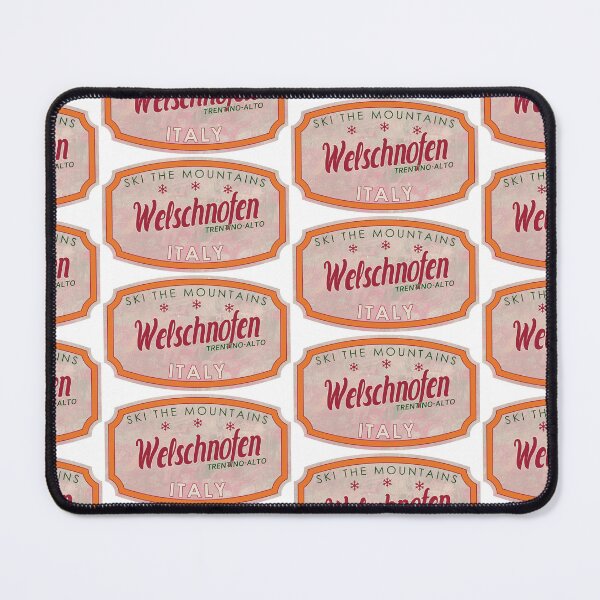 Item preview, Welschnofen, Italy, Trentino-Alto Adige, Ski, textured skiing badge designed and sold by Wanderful-roads.