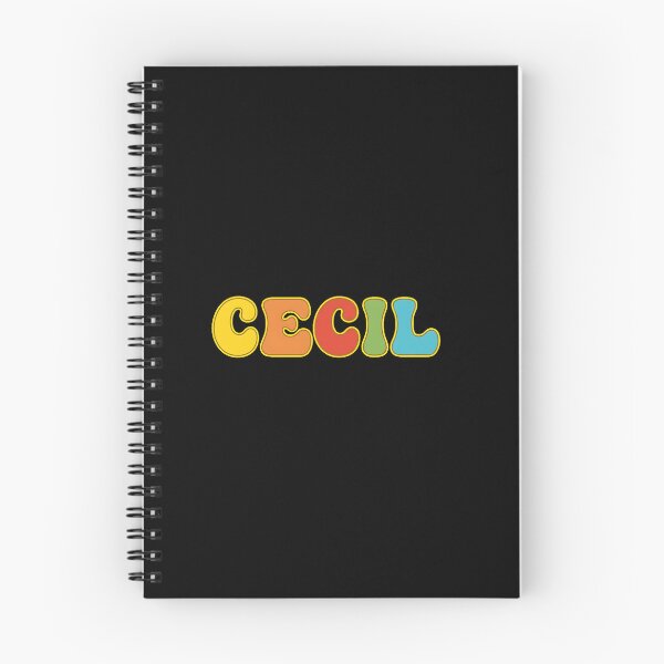 Item preview, ❤️ Cecil Personalized Name Wavy Retro Shirt, Coffee Mug, Sticker Gift designed and sold by HelixPedia.