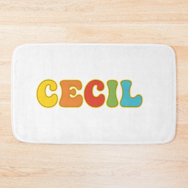 Item preview, ❤️ Cecil Personalized Name Wavy Retro Shirt, Coffee Mug, Sticker Gift designed and sold by HelixPedia.