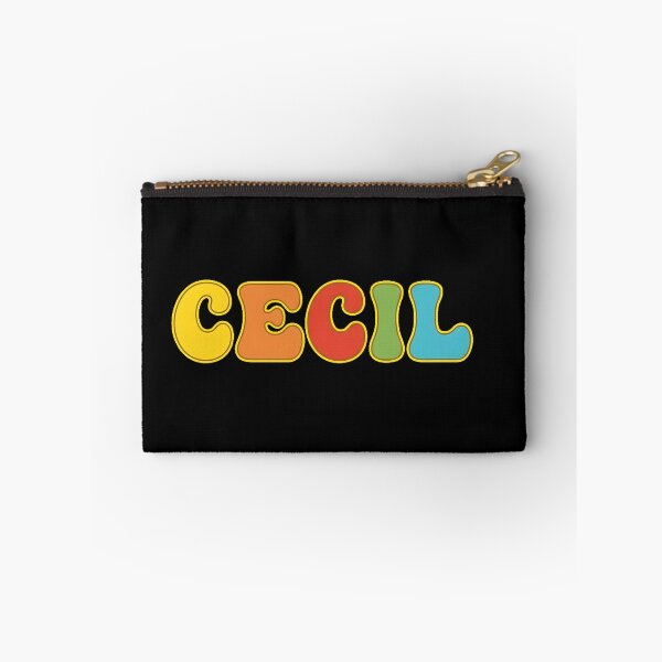Item preview, ❤️ Cecil Personalized Name Wavy Retro Shirt, Coffee Mug, Sticker Gift designed and sold by HelixPedia.