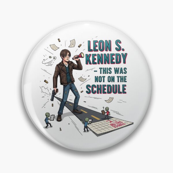 Item preview, Leon Kennedy Not On The Schedule Meme designed and sold by VitalDesigner.