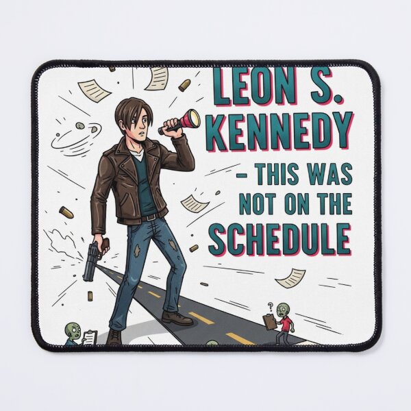 Item preview, Leon Kennedy Not On The Schedule Meme designed and sold by VitalDesigner.