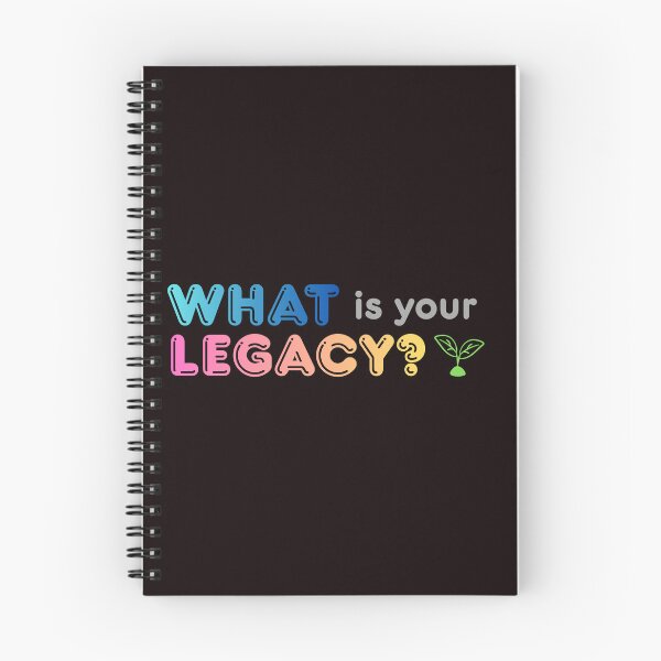 Item preview, What is your legacy? Philosophical quote t-shirt designed and sold by Cjars.