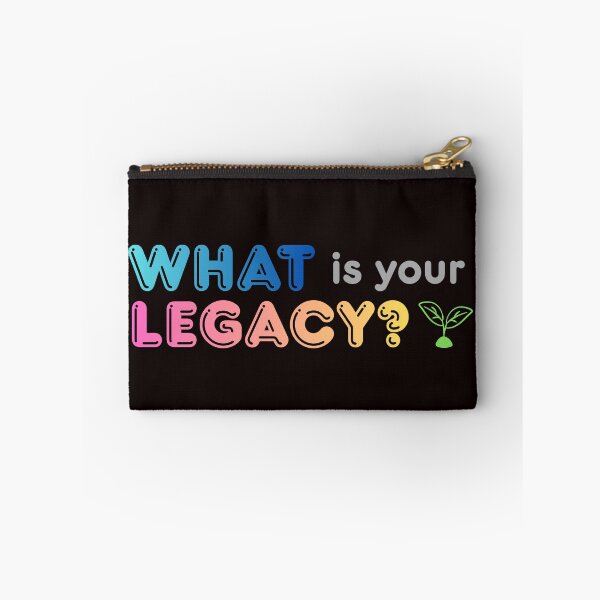 Item preview, What is your legacy? Philosophical quote t-shirt designed and sold by Cjars.