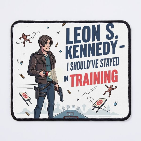 Item preview, Leon Kennedy Should Have Stayed In Training Funny Meme designed and sold by VitalDesigner.