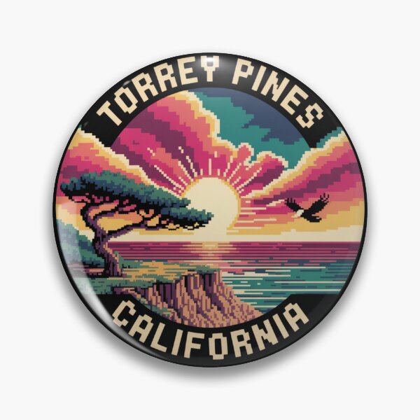 Item preview, Torrey Pines California: Pixel Sunset designed and sold by CircinusStore.