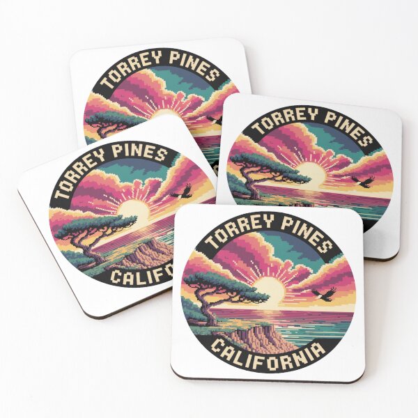 Item preview, Torrey Pines California: Pixel Sunset designed and sold by CircinusStore.