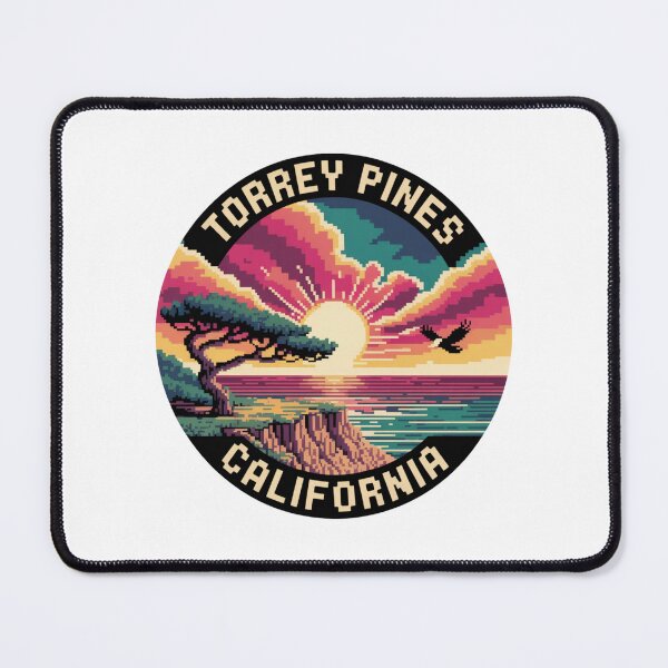 Item preview, Torrey Pines California: Pixel Sunset designed and sold by CircinusStore.