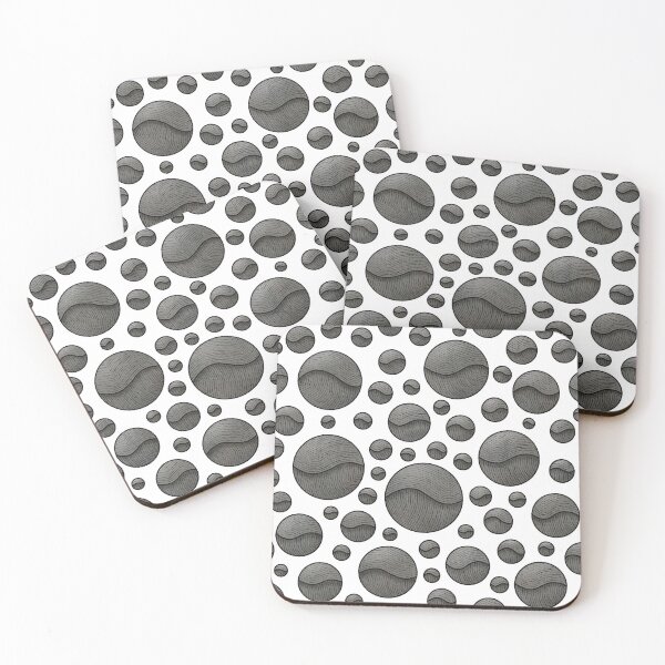 Item preview, Circles in Gray designed and sold by CurioEphemeres.