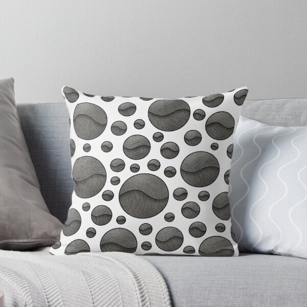 Item preview, Circles in Gray designed and sold by CurioEphemeres.